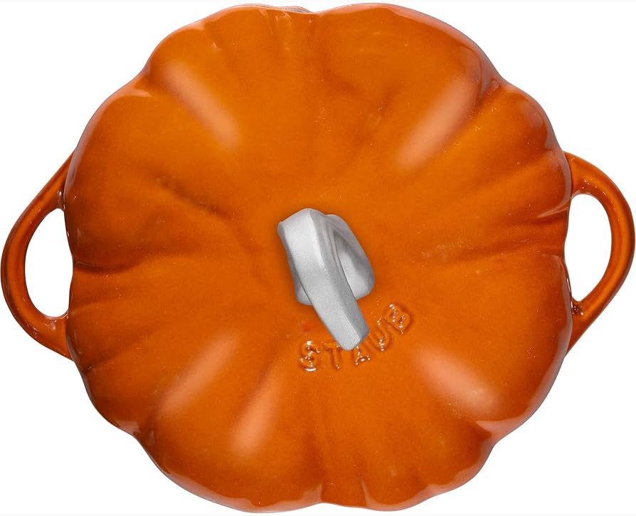 Amazon.co.jp: STAUB 鋳鉄ダッチオーブン 3.5クォート パンプキン